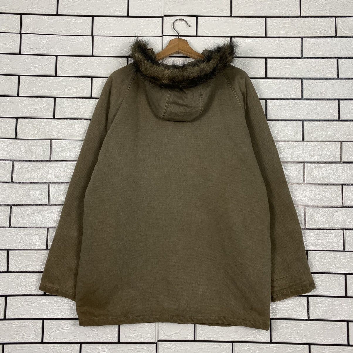 Japanese Brand Vintage Parka Jacket Local Motion Mink Fur Hoodie Blanket Size US M / EU 48-50 / 2 - 9 Thumbnail