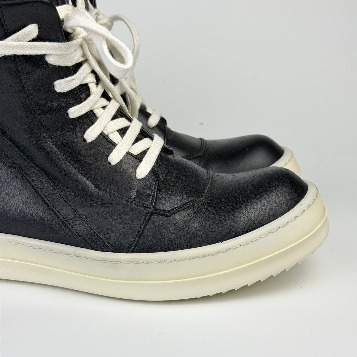 Rick Owens Rick Owens Geobasket Black Size US 6 / IT 36 - 7 Thumbnail