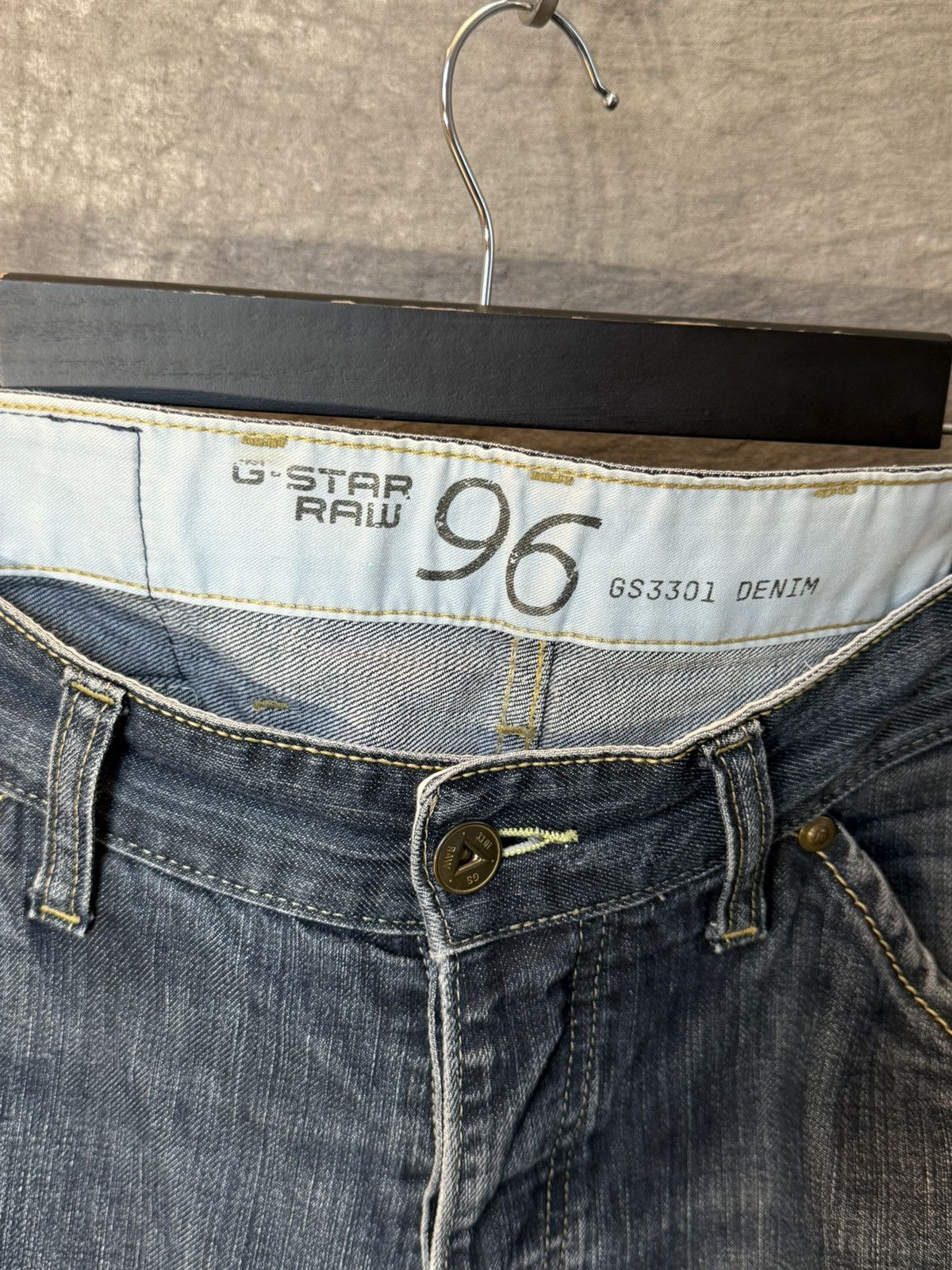 G-Star Rare Vintage G-Star Raw Denim Jeans Avant-Garde Y2K Size US 32 / EU 48 - 4 Thumbnail