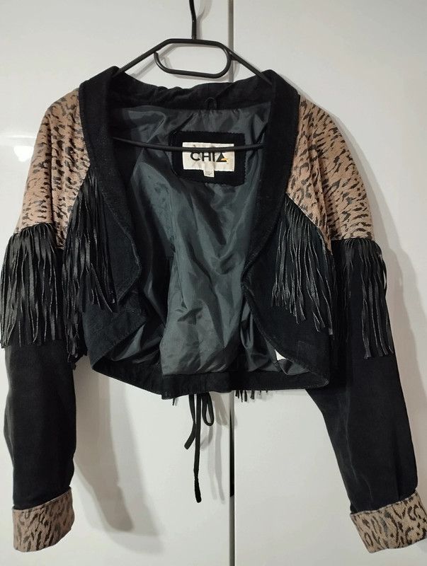 Vintage Chia Made in Korea vintage 80/90s cowboy leather jacket M Size M / US 6-8 / IT 42-44 - 2 Thumbnail