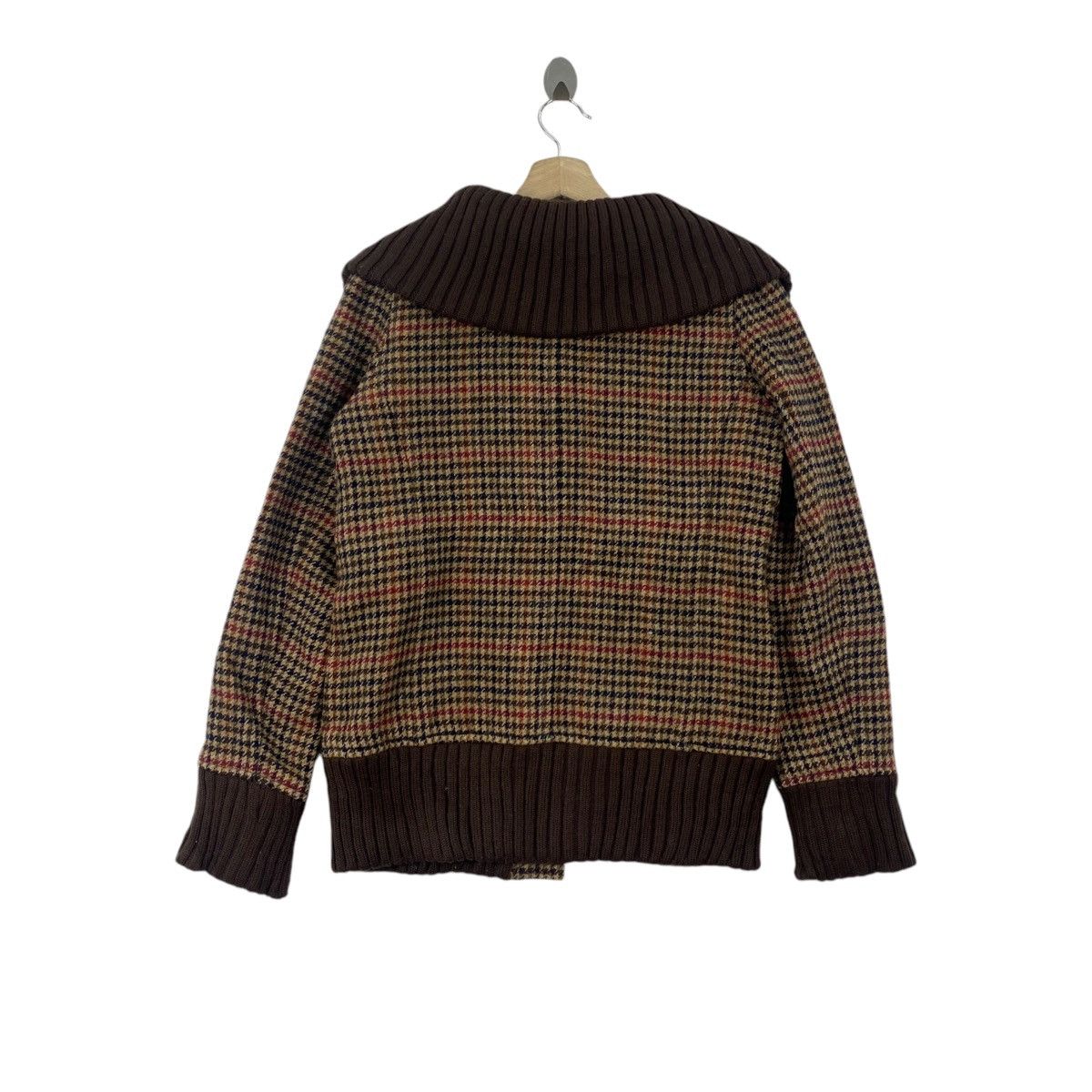 Hysteric Glamour Vintage HYSTERIC GLAMOUR Punk Check Button Up Wool Brown Size US S / EU 44-46 / 1 - 3 Thumbnail
