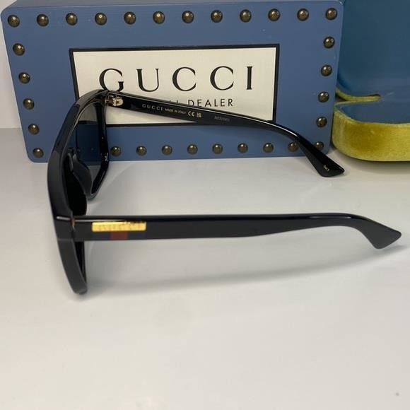 Gucci 💯 - Authentic- New-GUCCI Grey /Black Browline Men's Sunglas Size ONE SIZE - 3 Thumbnail
