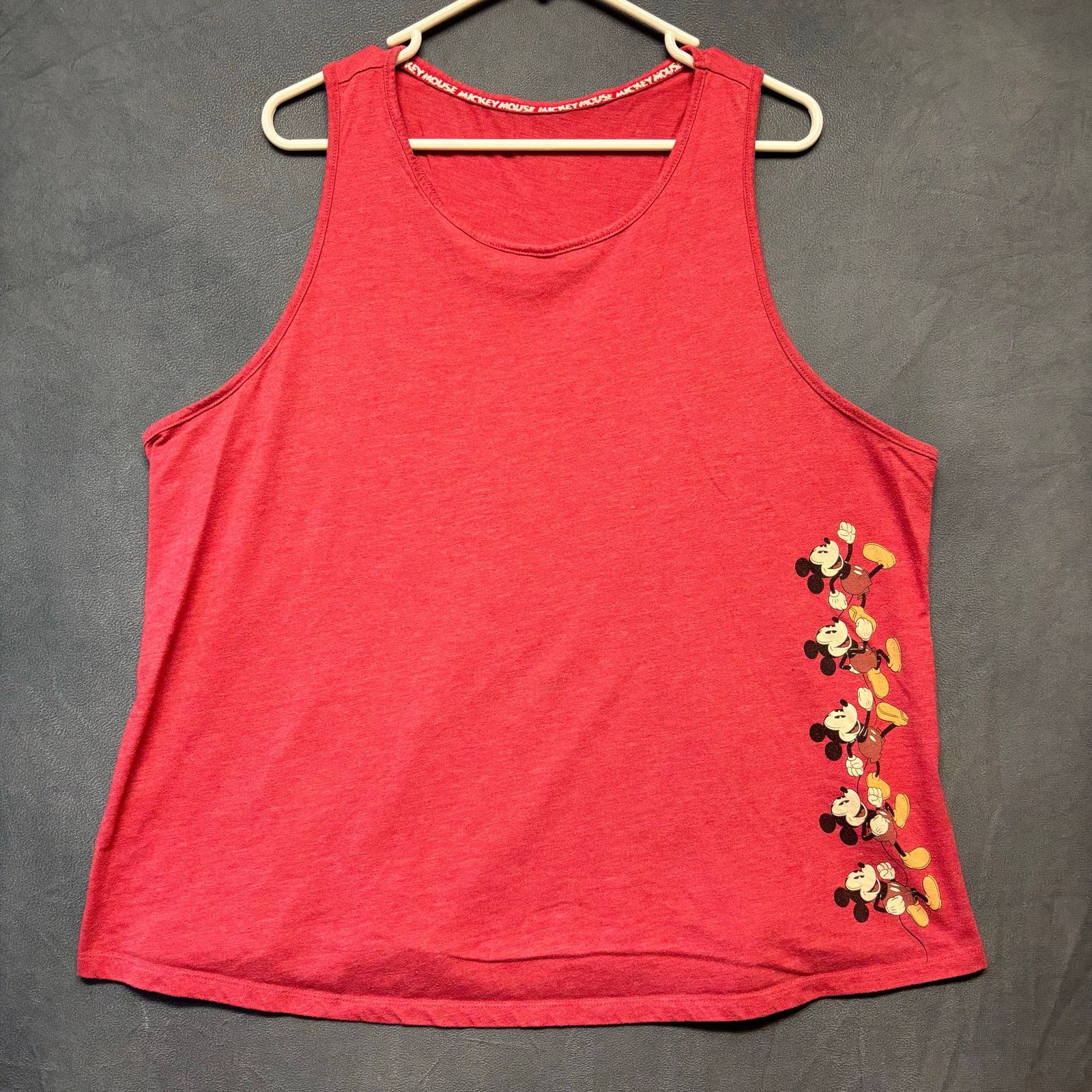 Disney Vintage Mickey Mouse Tank Top Womens Loose Fit Gym Workout Size XXL / US 16-18 / IT 52-54 - 1 Thumbnail