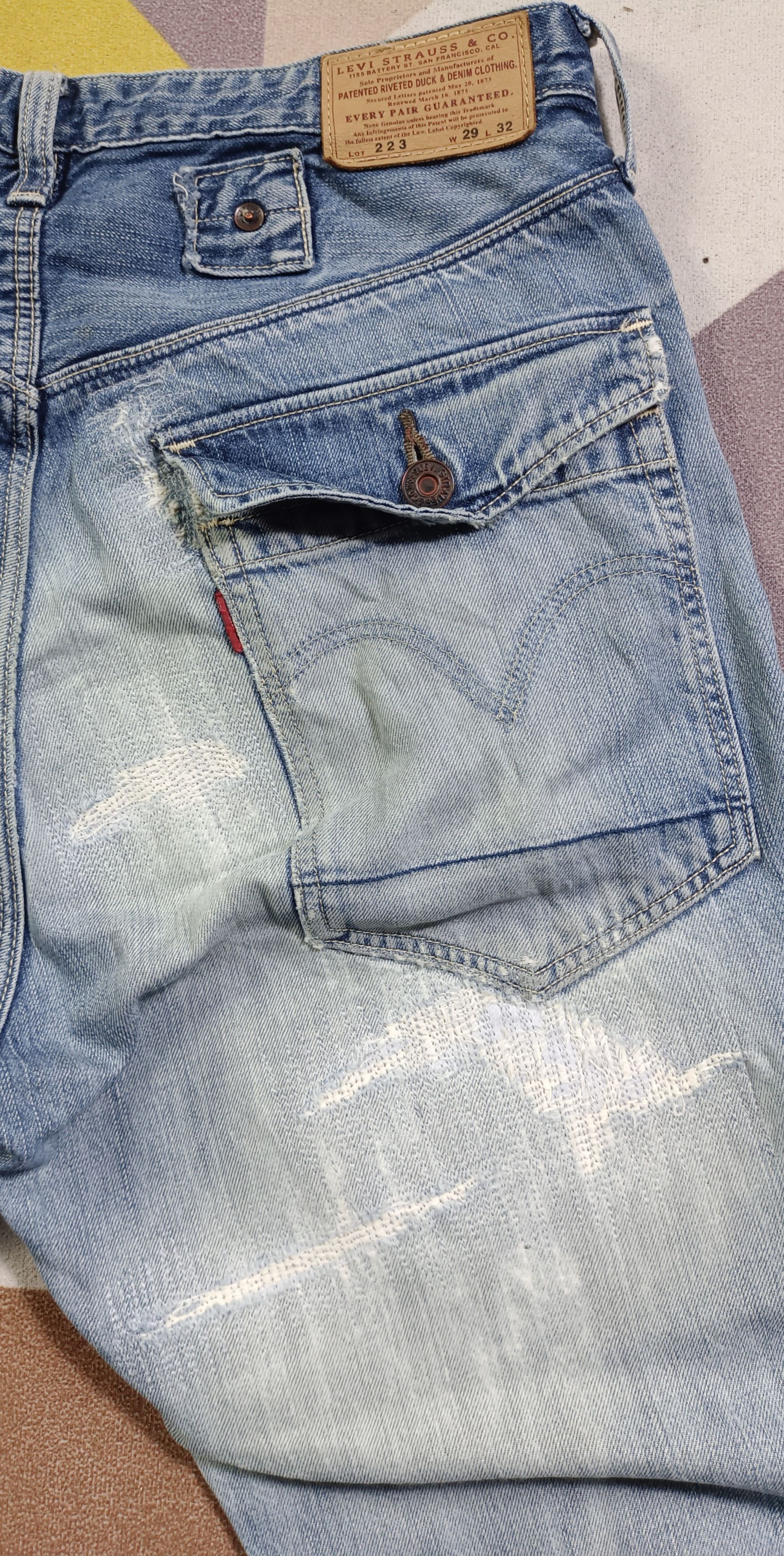Levi's 🔥🔥Vintage 90s Levis Classic Double Knee Distressed Denim Size US 30 / EU 46 - 14 Thumbnail