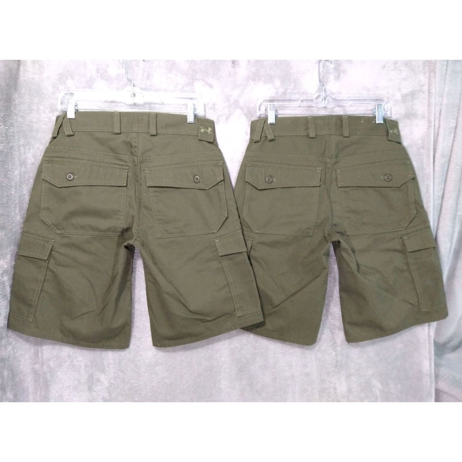 Under Armour Under Armour Shorts Men 30 Green Cargo Safari Canvas Flat Front Lot of 2 Size US 30 / EU 46 - 2 Thumbnail