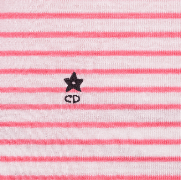 Dior o1w1db10925 444S97 Dioriviera Sweater in White/Candy Pink Size L / US 10 / IT 46 - 3 Thumbnail