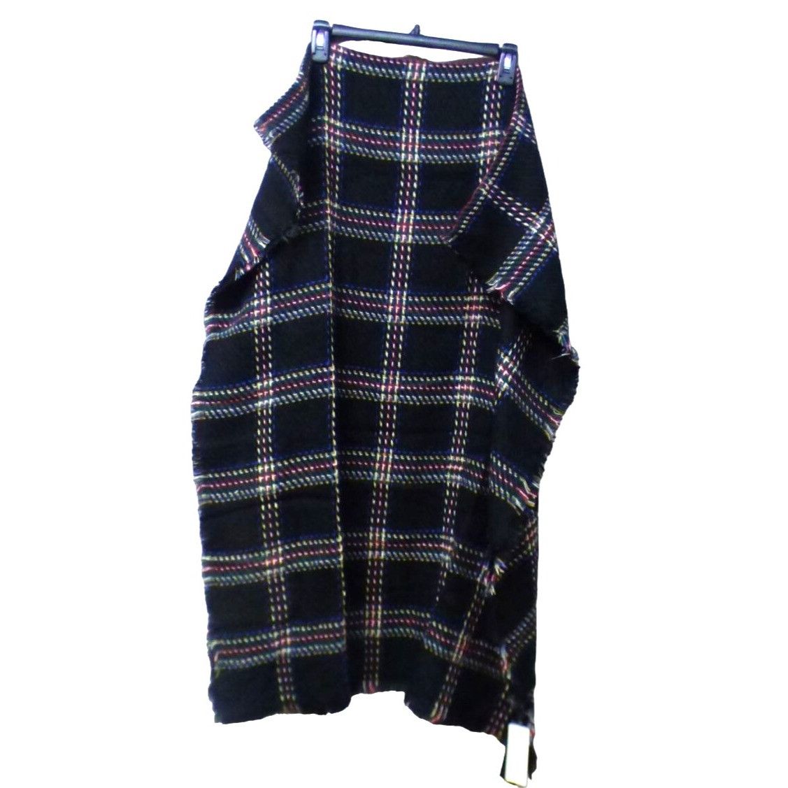 Other Cejon Heritage Plaid Blanket Scarf/ Wrap , 20”x76”, Black Size ONE SIZE - 13 Thumbnail