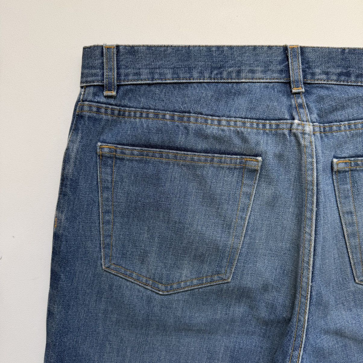 Helmut Lang OG ‘Whiskered Blue Denim’ Jeans Size US 36 / EU 52 - 13 Thumbnail
