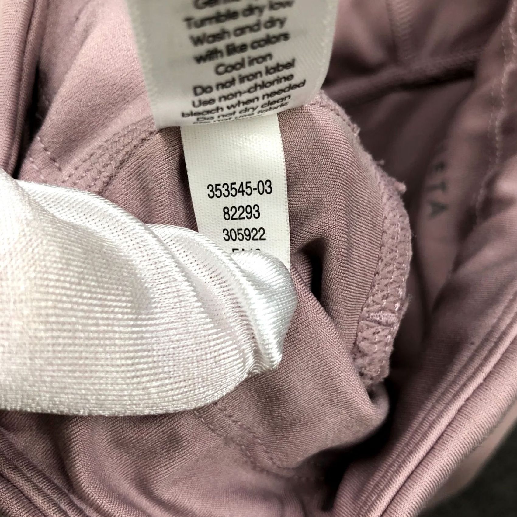 Athleta Athleta Leggings Womens S Pink Back Zip Pocket High-Rise Athletic Inseam 24 in Stud Size 28" / US 6 / IT 42 - 5 Thumbnail