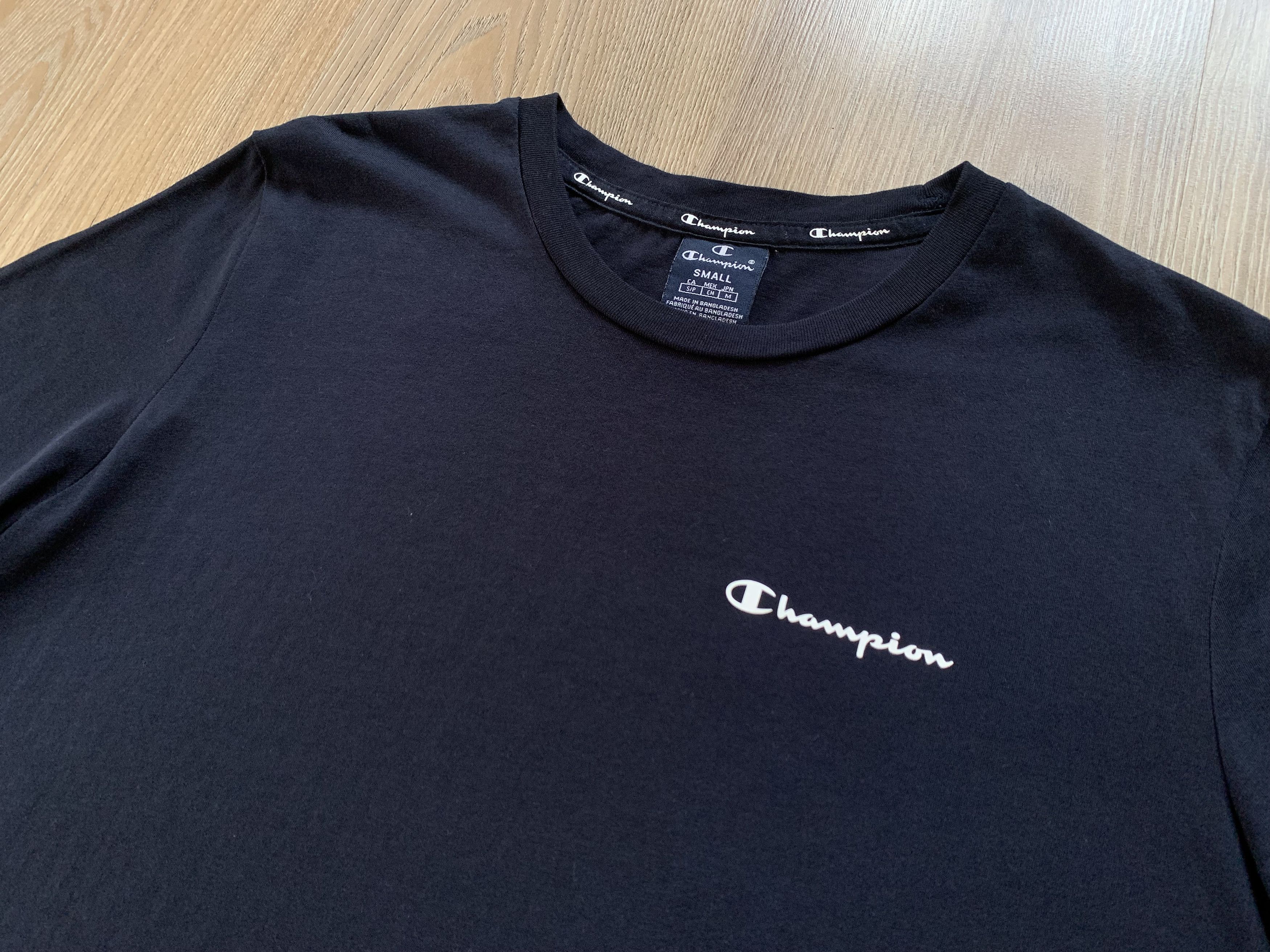 Champion Champion Basic Blue Cotton T-Shirt Size US S / EU 44-46 / 1 - 4 Thumbnail