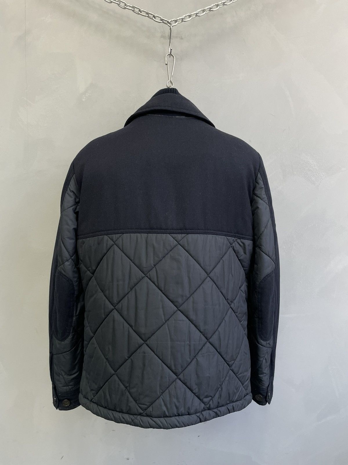 Hackett Hackett quilted wool jacket navy blue classic puffer y2k Size US M / EU 48-50 / 2 - 11 Thumbnail