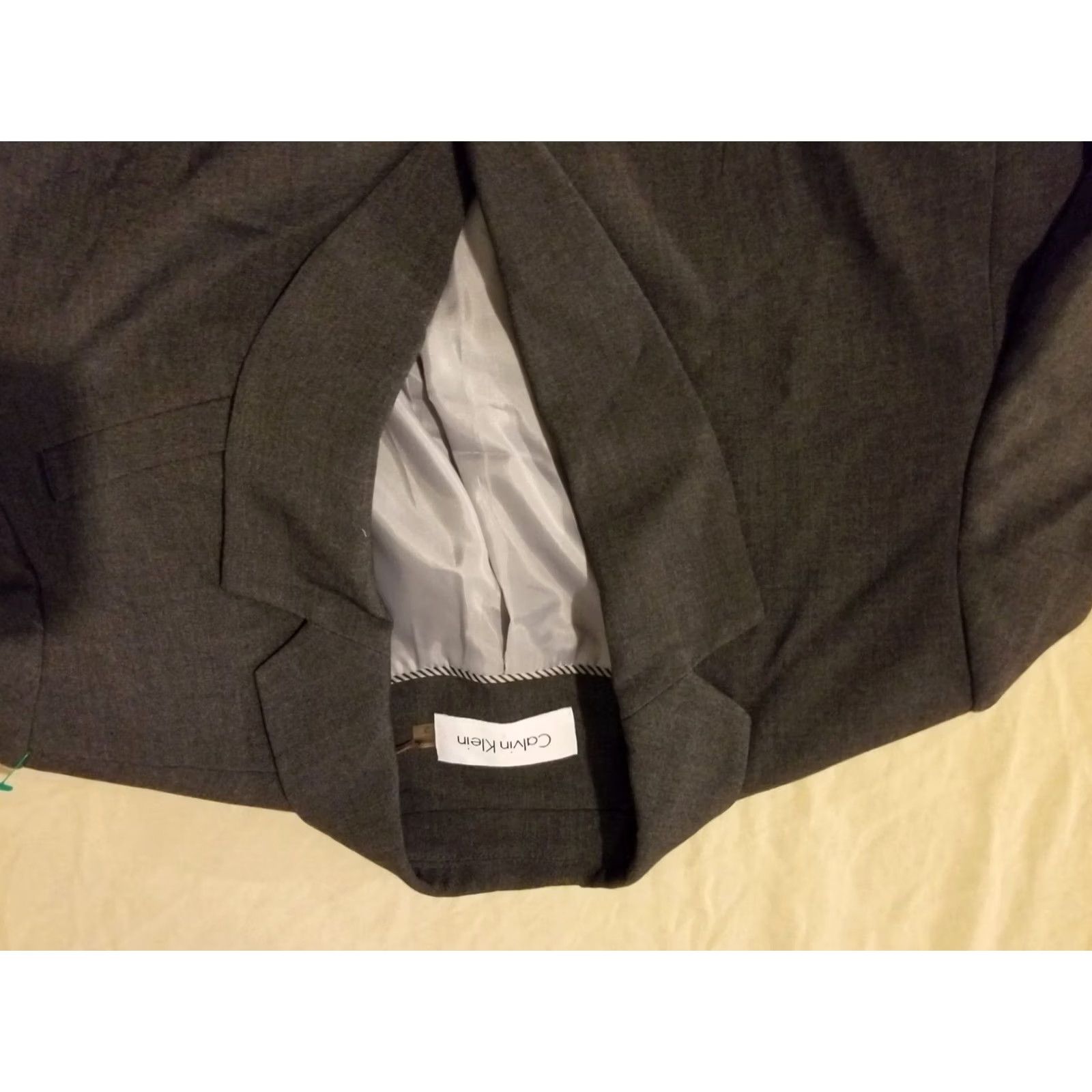 Calvin Klein Calvin Klein Jacket Womens 2 Gray Blazer Grey Size XS / US 0-2 / IT 36-38 - 2 Thumbnail