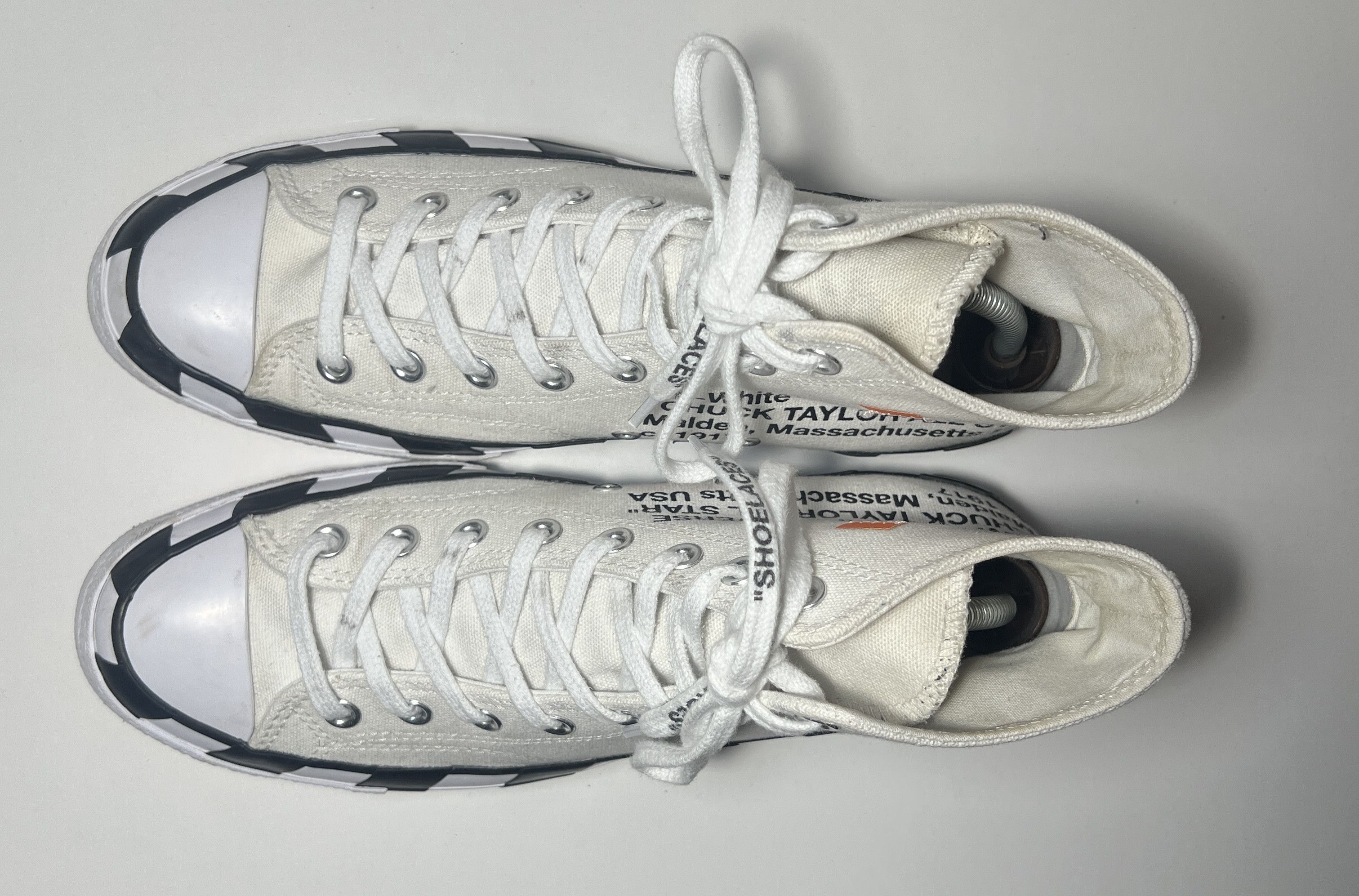 Converse × Off-White Off-White x Converse Chuck Taylor All Star Size US 9 EU 42,5 Size US 9.5 / EU 42-43 - 6 Thumbnail
