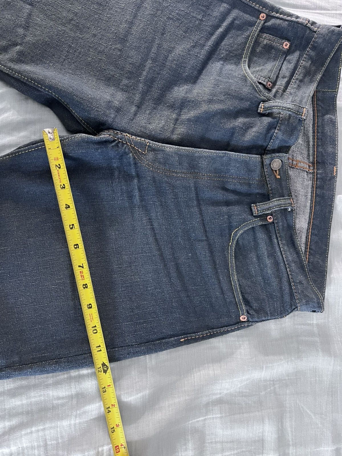 Pure Blue Japan PURE BLUE JAPAN SMBL-14OZ-003 14OZ SMOKY BLUE Size US 34 / EU 50 - 5 Thumbnail