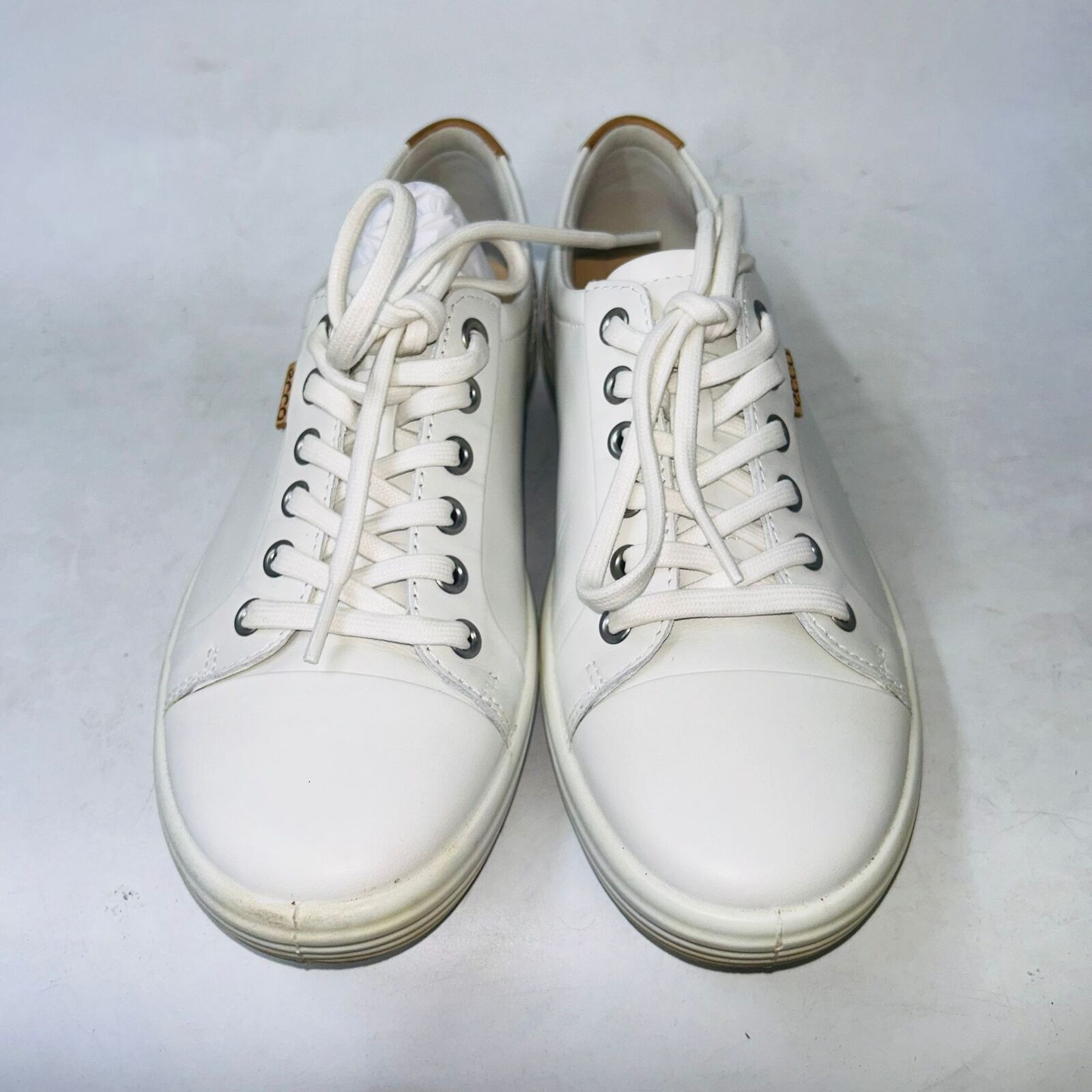 Ecco ECCO WOMENS SOFT LONG LACE WHITE DRESS SHOES SIZE 7-7.5B Size US 7.5 / IT 37.5 - 2 Thumbnail