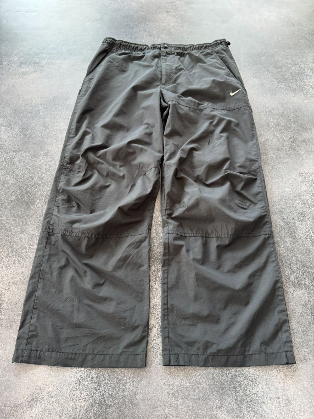 Nike Vintage Nike Track Pants Drill Y2K style Swoosh Size US 32 / EU 48 - 2 Thumbnail