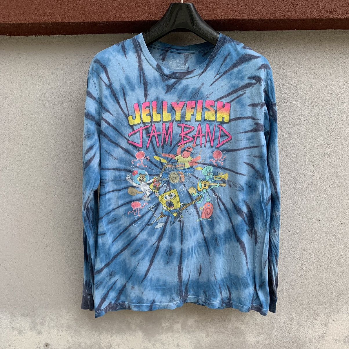 Nickelodeon Spongebob Squarepants Jellyfish Jam Band Tie dye Long Sleeve Size US S / EU 44-46 / 1 - 1 Thumbnail