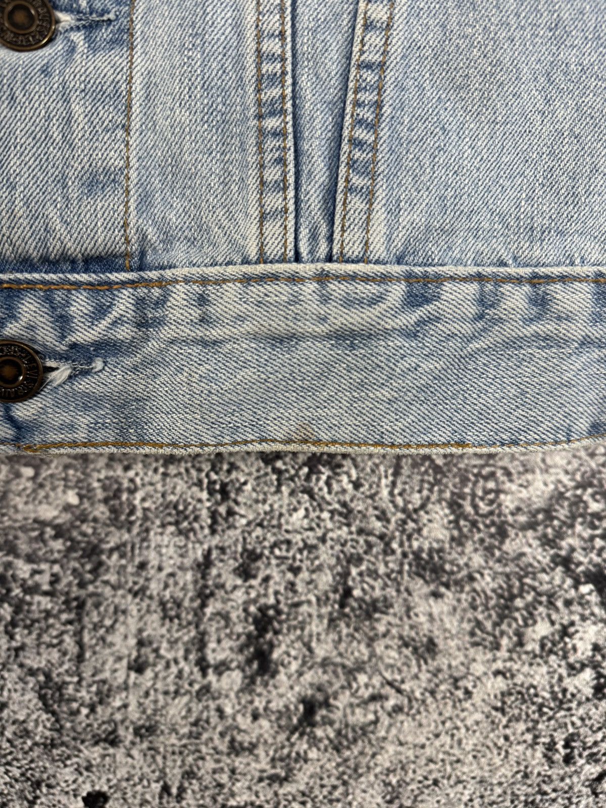 Levi's Vintage Levis Denim Jean Jacket For Girls 90s Retro Size XS Size XXS / US 00 / IT 34 - 15 Thumbnail