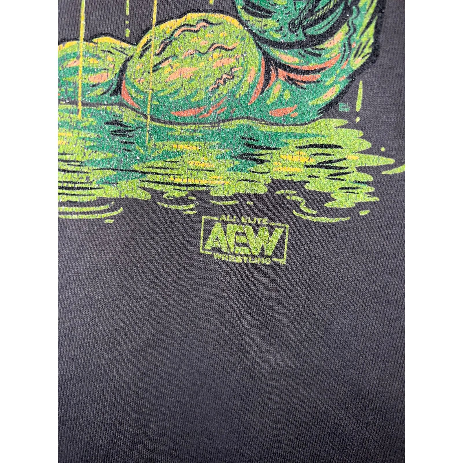 Hanes AEW Wrestling Shirt Jurassic Express Graphic Monster Tee L Size US L / EU 52-54 / 3 - 6 Thumbnail