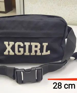 Japanese Brand X-Girl "Logo" Canvas Waist Bag / Fanny Pack Size ONE SIZE - 3 Thumbnail