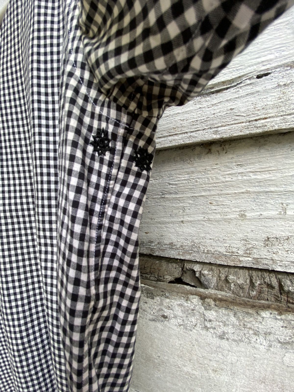 Comme des Garcons × Rei Kawakubo Comme Des Garcon AD 2010 V Neck Plaid Shirt Size US M / EU 48-50 / 2 - 5 Thumbnail