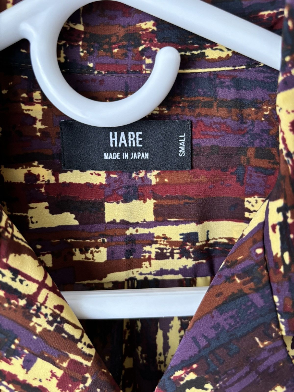 Hare Abstract Camp Collar Button Shirt
