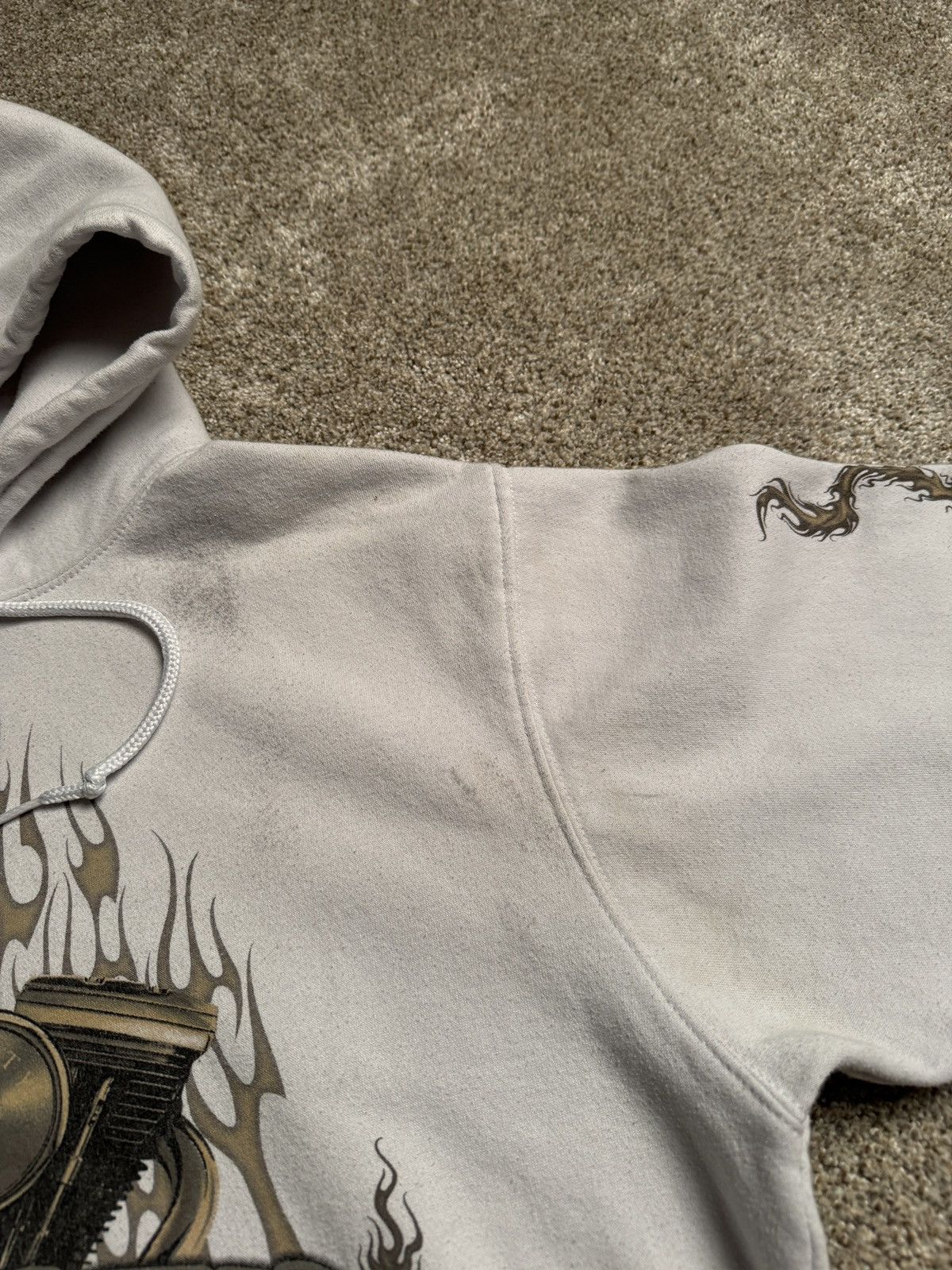 Other WHITE GAS CITY CYCLES PULLOVER HOODIE Size US M / EU 48-50 / 2 - 4 Thumbnail
