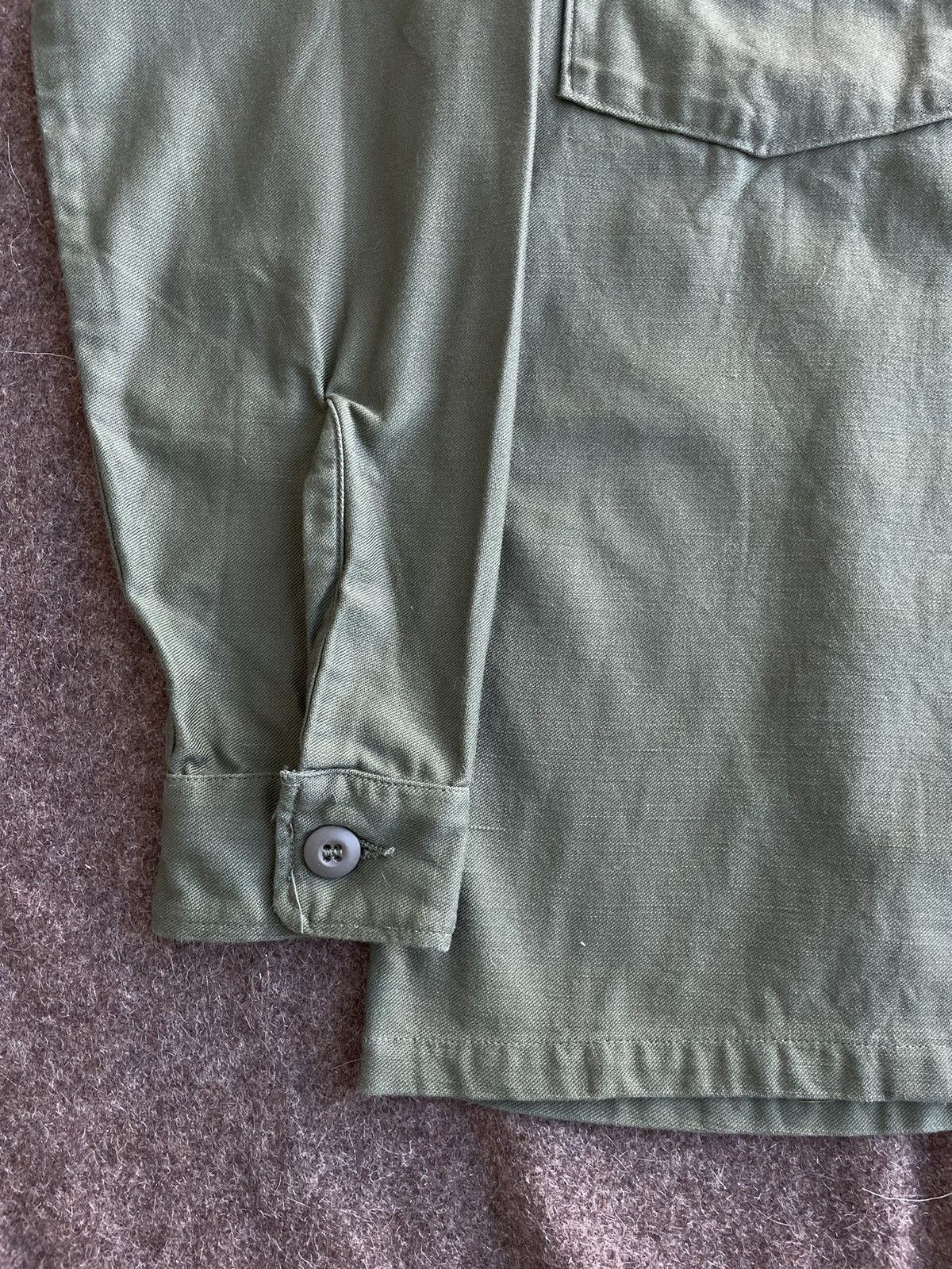 Vintage Men’s US Army Man’s Cotton Sateen OG 107 Shirt Size US S / EU 44-46 / 1 - 2 Thumbnail