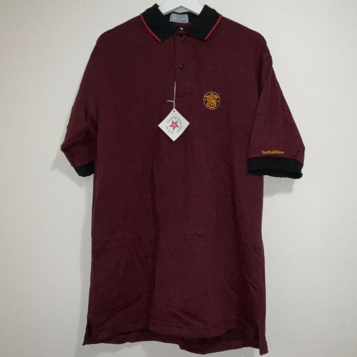 Vintage Vintage Smith & Wesson Polo Shirt Size US L / EU 52-54 / 3 - 2 Thumbnail