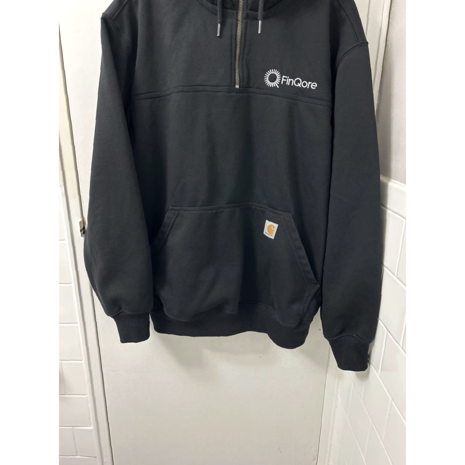 Carhartt Carhartt Rain Defender Hoodie Mens M Black Loose Fit Pullover L/S TS0617-M Size US M / EU 48-50 / 2 - 3 Thumbnail