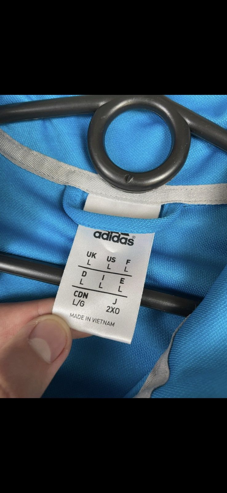 Adidas Vintage adidas real madrid soccer jacket blue size L rare Size US L / EU 52-54 / 3 - 5 Thumbnail