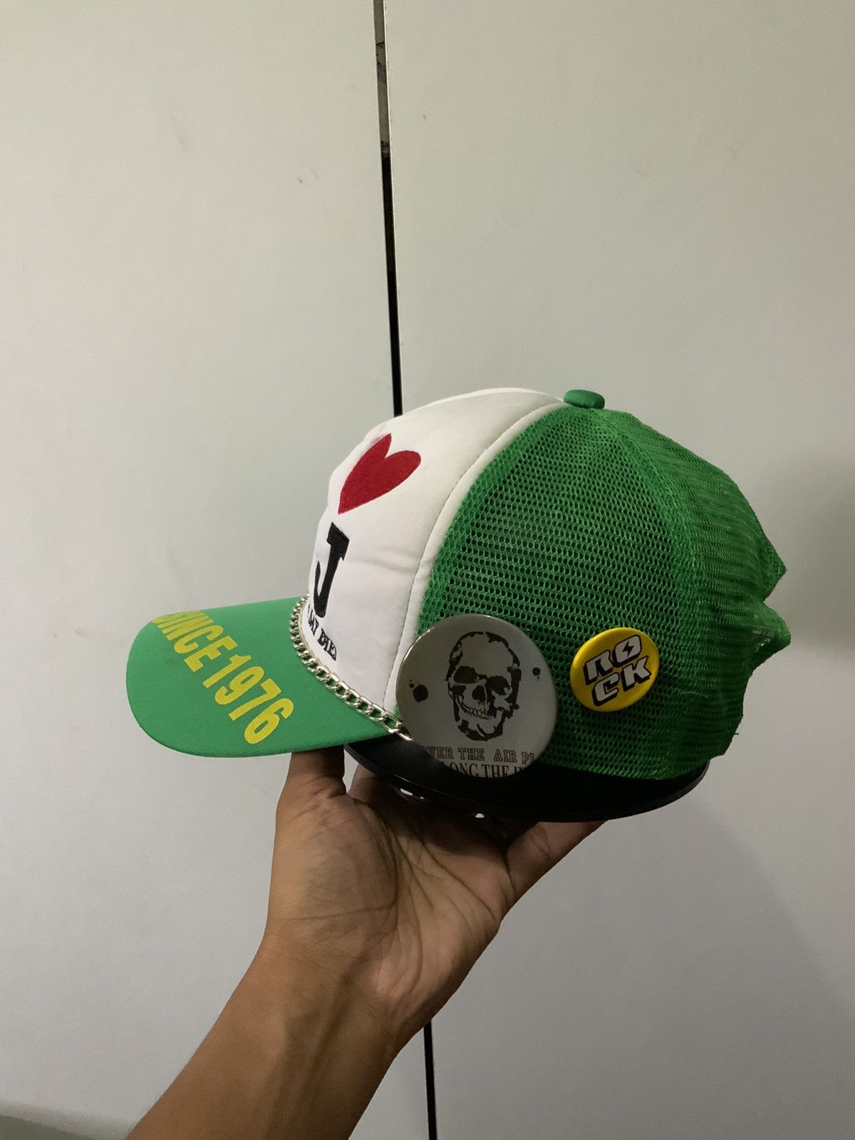If Six Was Nine I LOVE MJ Goodgies Never Say Die Trucker Hat Size ONE SIZE - 2 Thumbnail