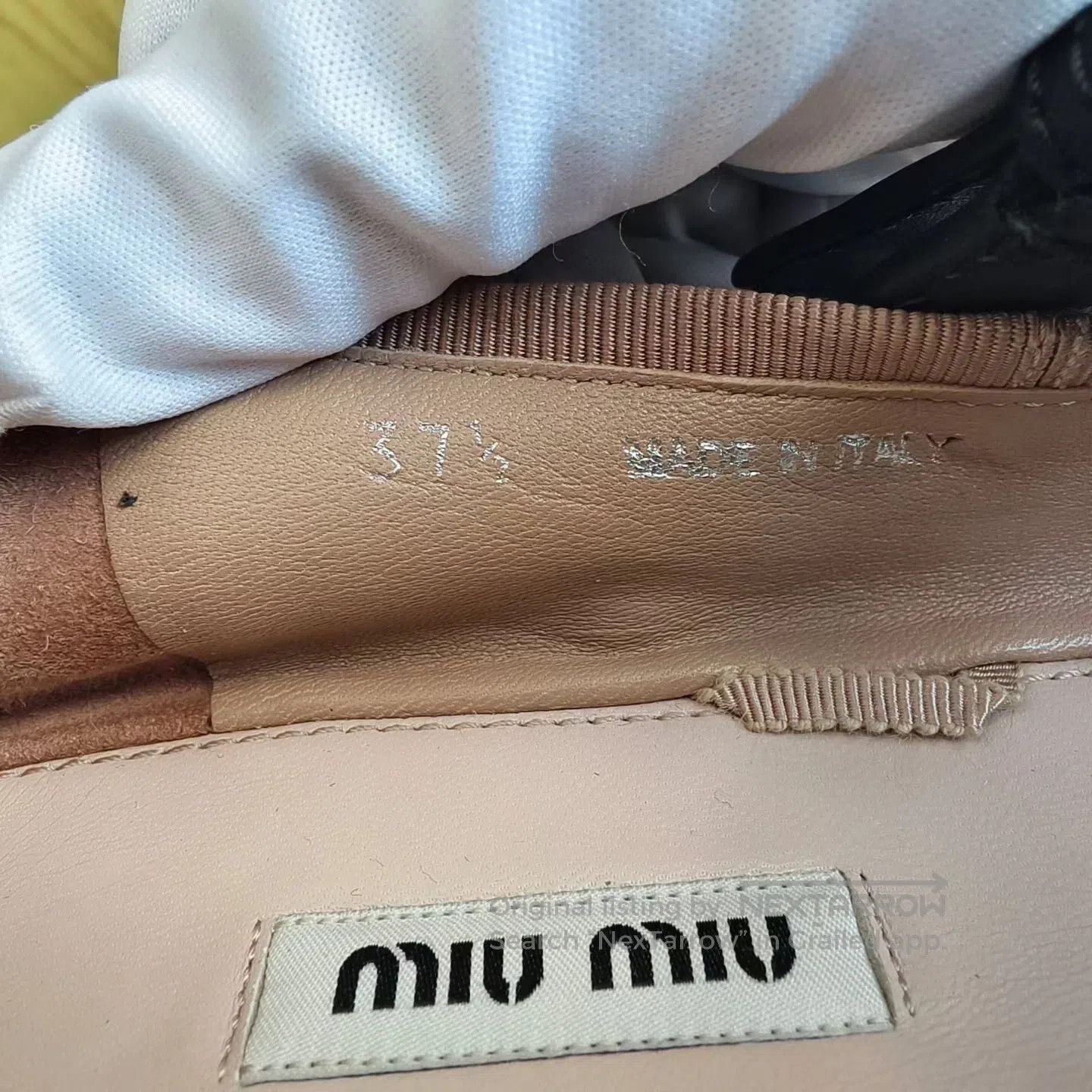 Miu Miu Miu Miu Platform Ballet Flats| Size US 7 / IT 37 - 8 Thumbnail