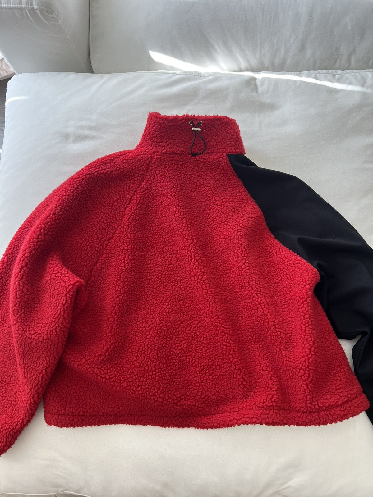 SPENCER BADU Spencer Badu Asymmetrical Fleece (Red & Black) Size US M / EU 48-50 / 2 - 2 Thumbnail