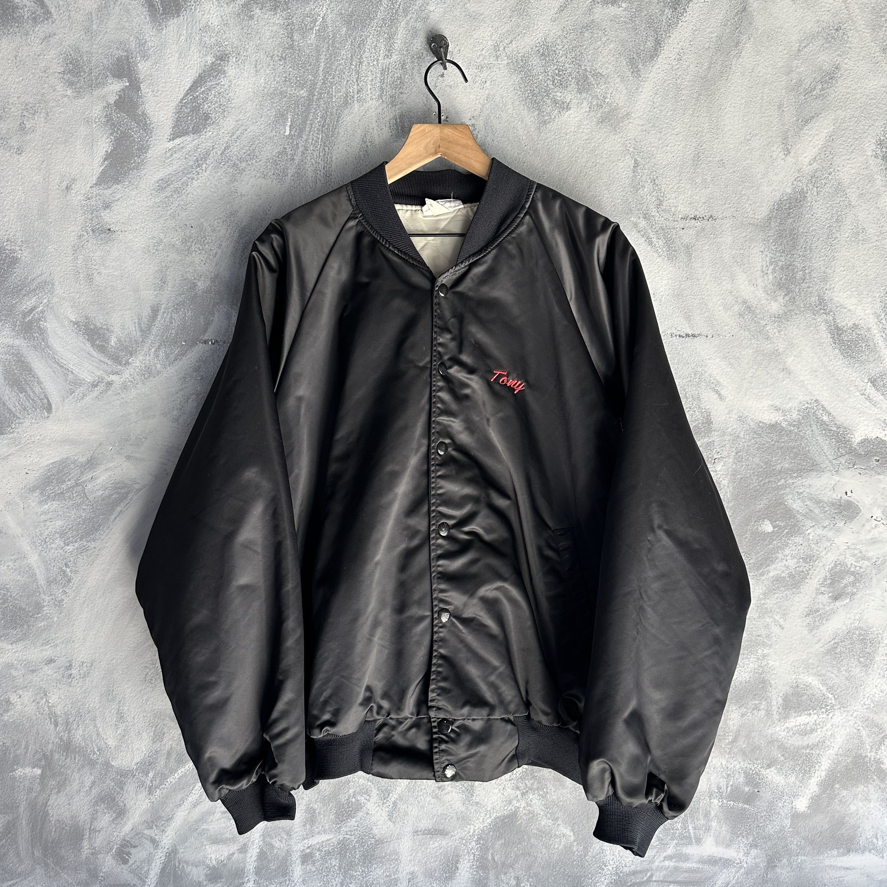 Other Vtg Rodeo Satin Snap Bomber Jacket Mens USA Made Hartwell Size US XL / EU 56 / 4 - 2 Thumbnail