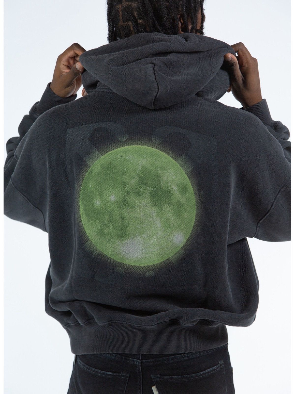 Off-White Off-White Super Moon Hoodie with Vintage Effect Size US XS / EU 42 / 0 - 16 Thumbnail
