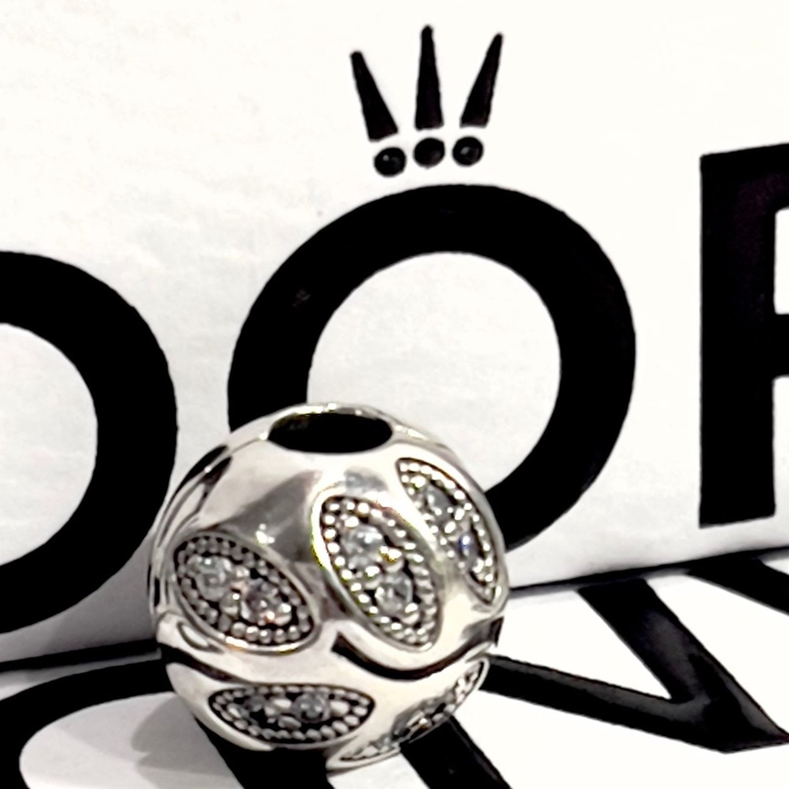 pandora PANDORA Sparkling Leaves Clip with Clear Zirconia - 791416CZ Size ONE SIZE - 2 Thumbnail