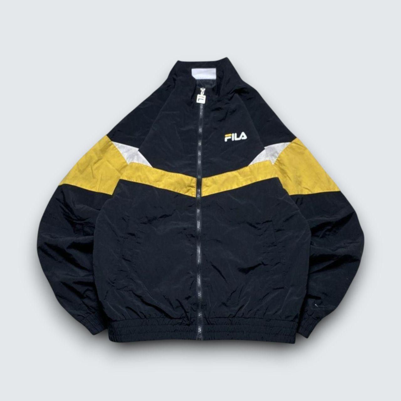 Fila 90s Fila Windbreaker Jacket Black XS Size US XS / EU 42 / 0 - 1 Thumbnail