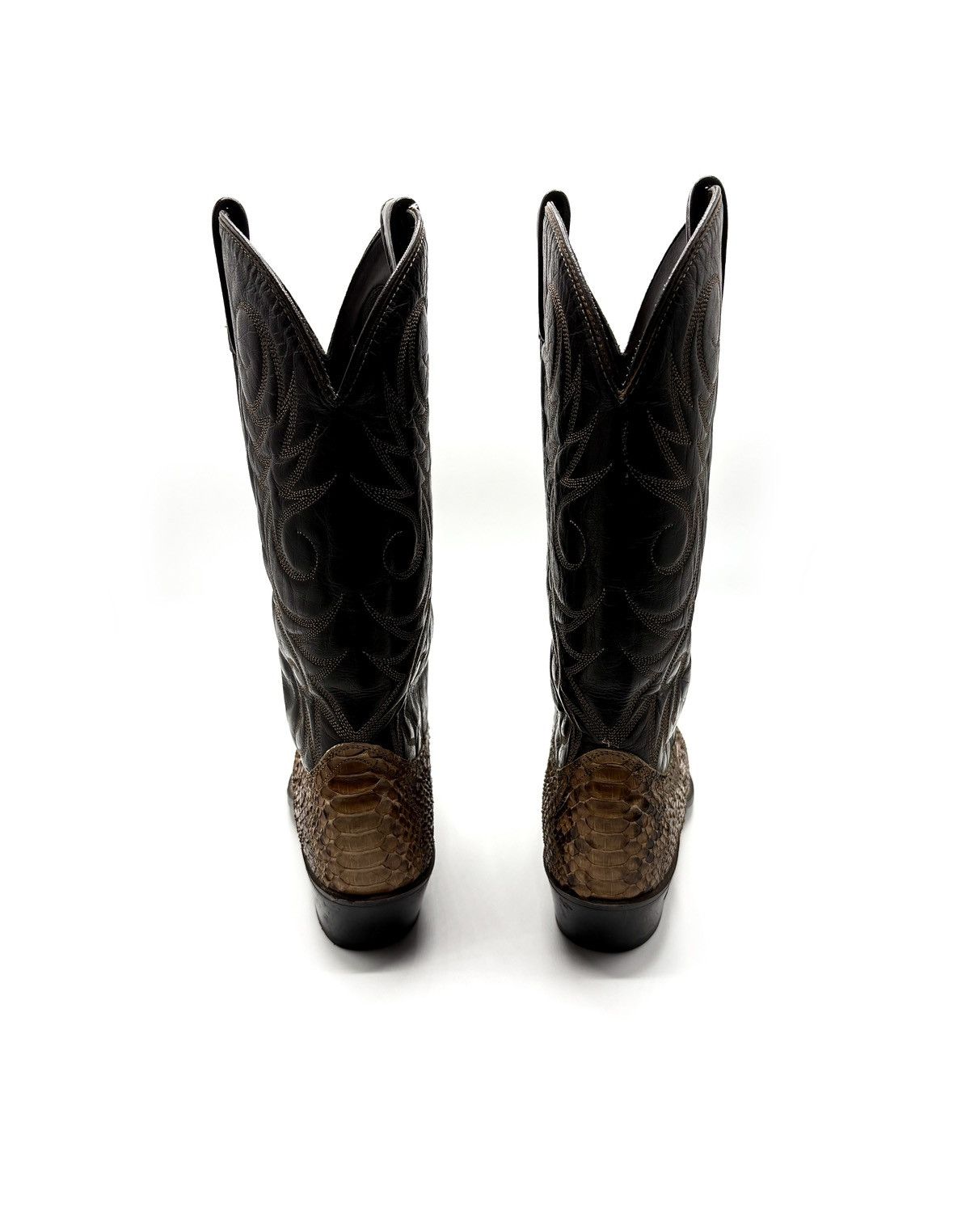 Japanese Brand Acme Exotic Python Western Boots Size US 9.5 / EU 42-43 - 4 Thumbnail