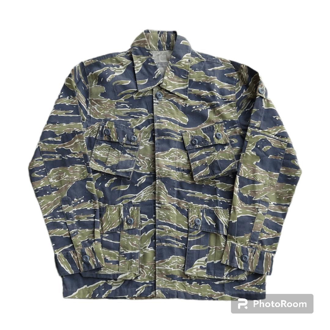 Vintage 💥Slant Pocket Army Field Jacket Custom Handpaint Size US L / EU 52-54 / 3 - 2 Thumbnail