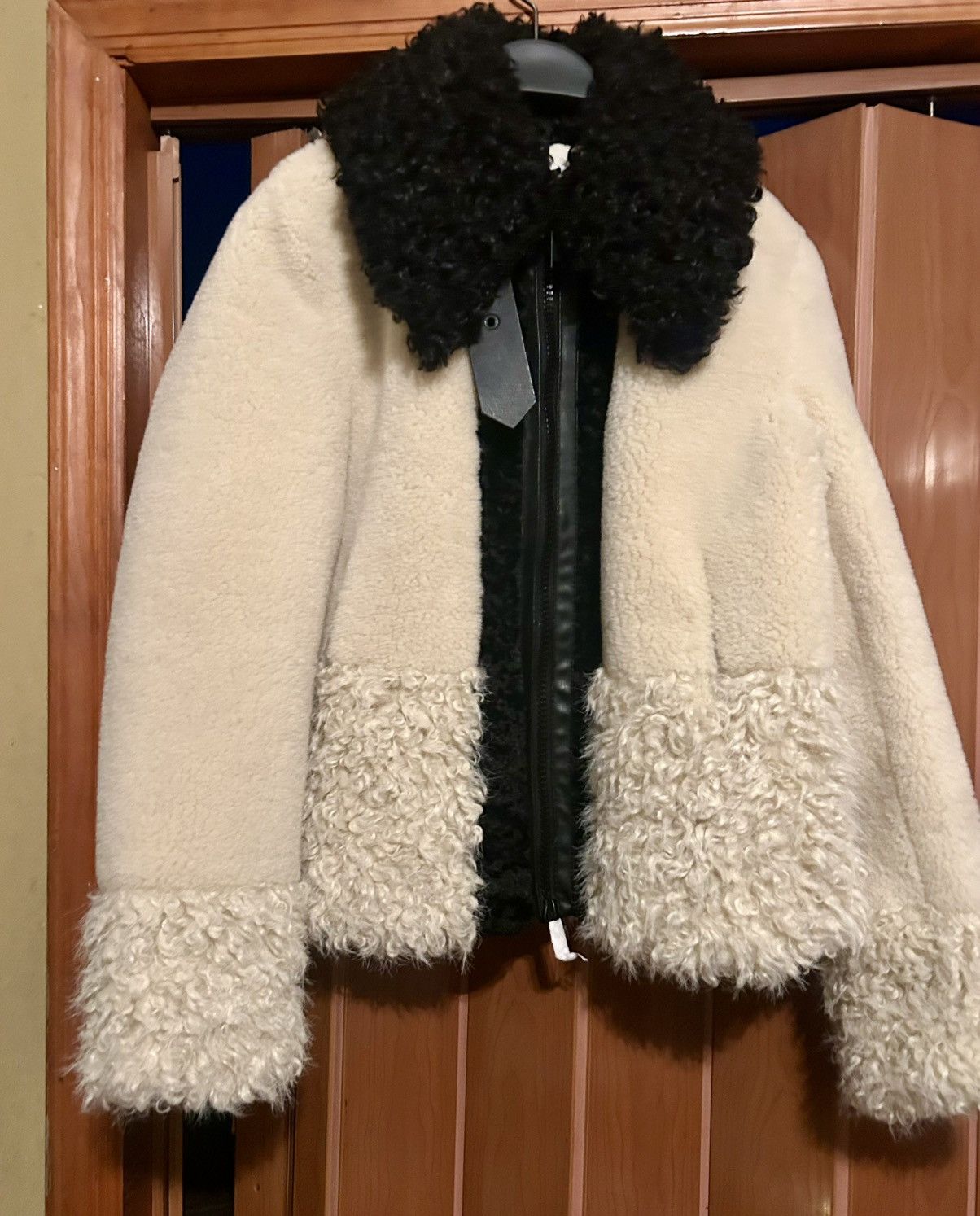Zara ZARA FAUX FUR PATCHWORK JACKET Size S / US 4 / IT 40 - 19 Thumbnail