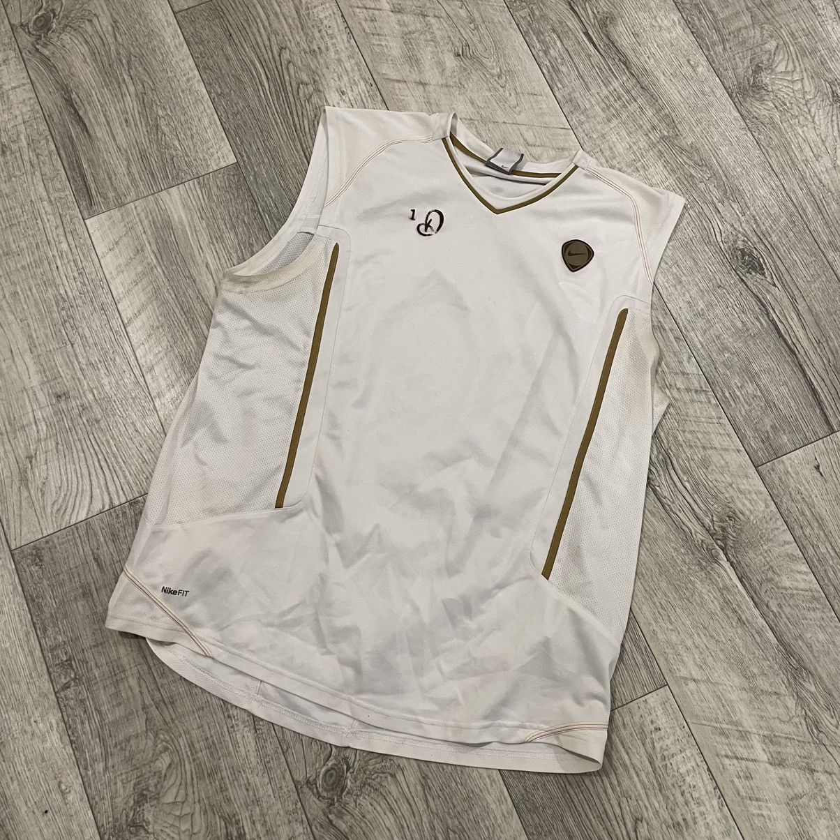 Nike × Vintage Retro 90s nike Ronaldinho 10 shirt tee jersey 10R