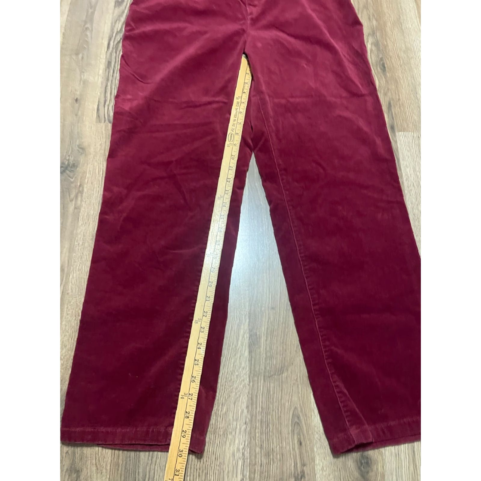 Croft & Barrow Croft & Barrow Pants Women's 14 Average Red Corduroy Stretch Pockets Casual Regular Ankle 30in Inseam Boys? Size 36" / US 14 / IT 50 - 5 Thumbnail