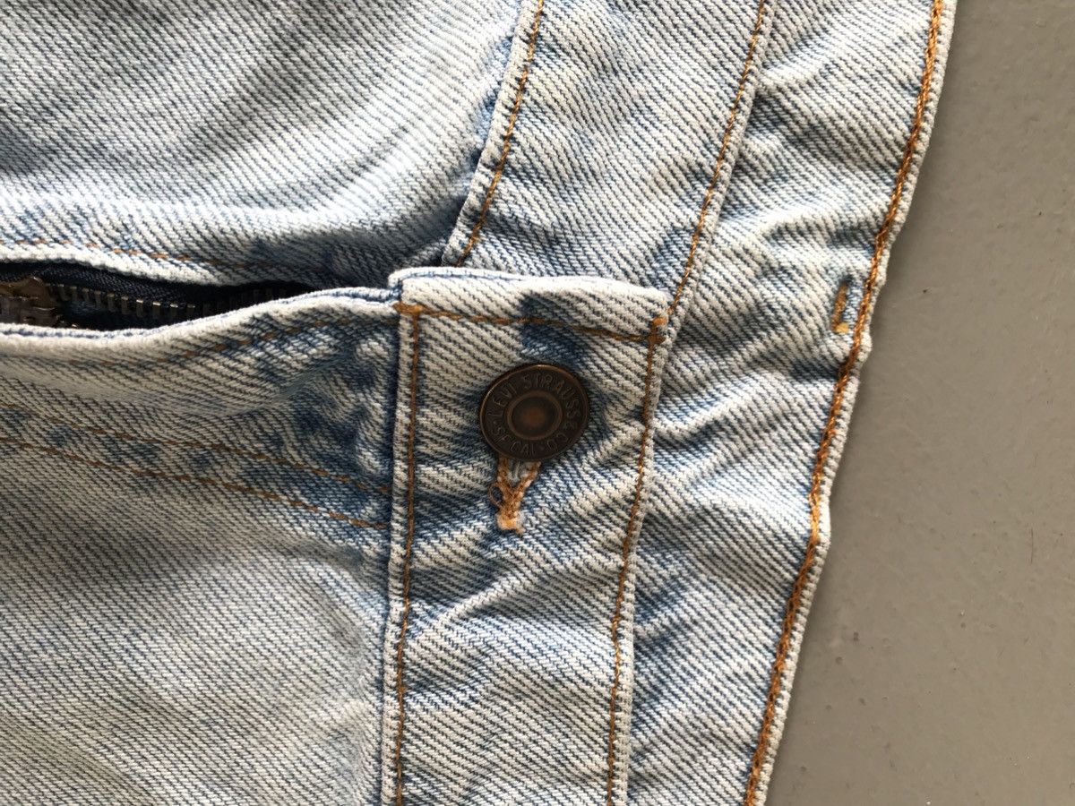 Levi's × Vintage Vintage late 90s Levi’s 505 orange tab denim Jorts Size US 41 - 3 Thumbnail