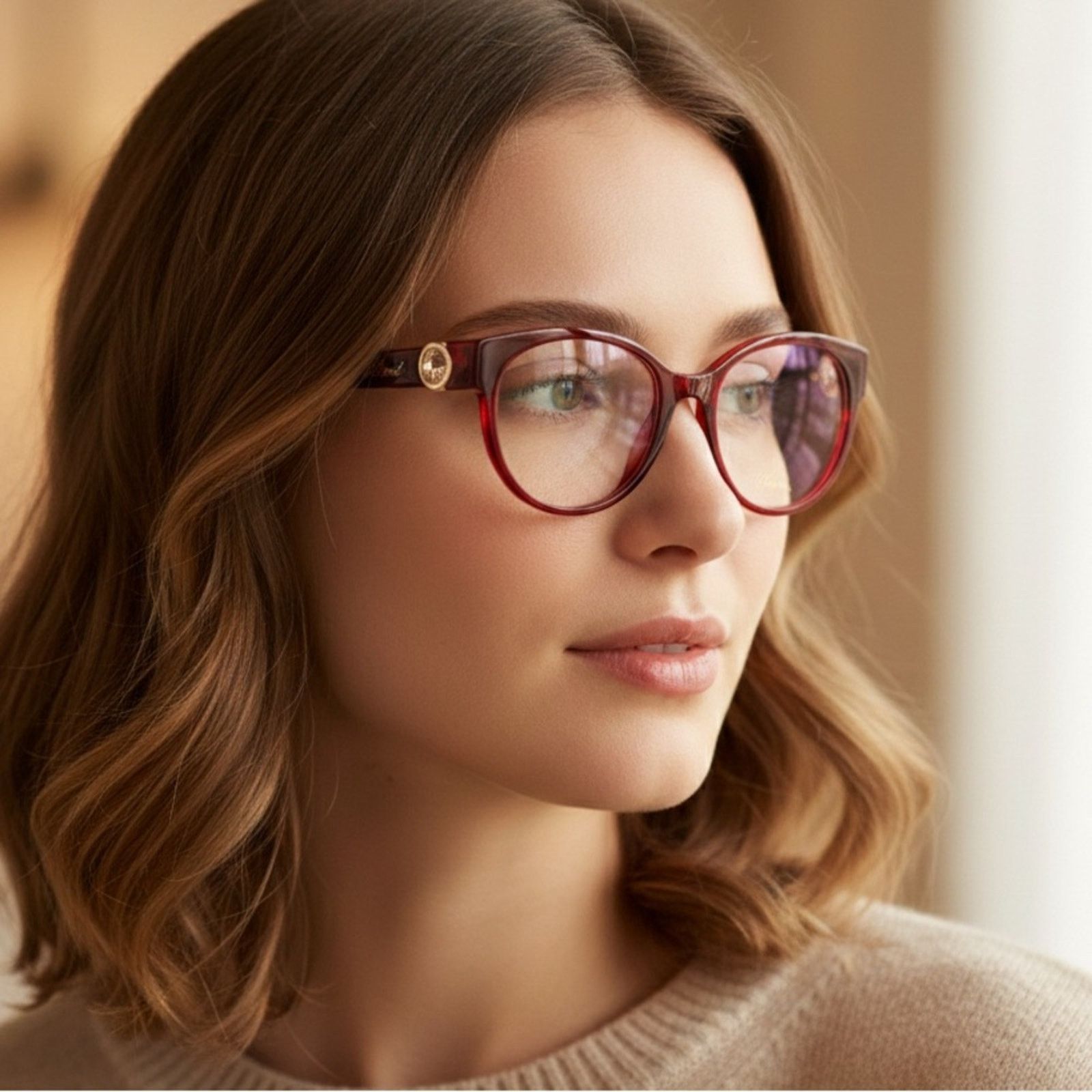 Chopard New! Chopard VCH350S 0954 Red/Burgundy Glasses, Authentic Size ONE SIZE - 2 Thumbnail
