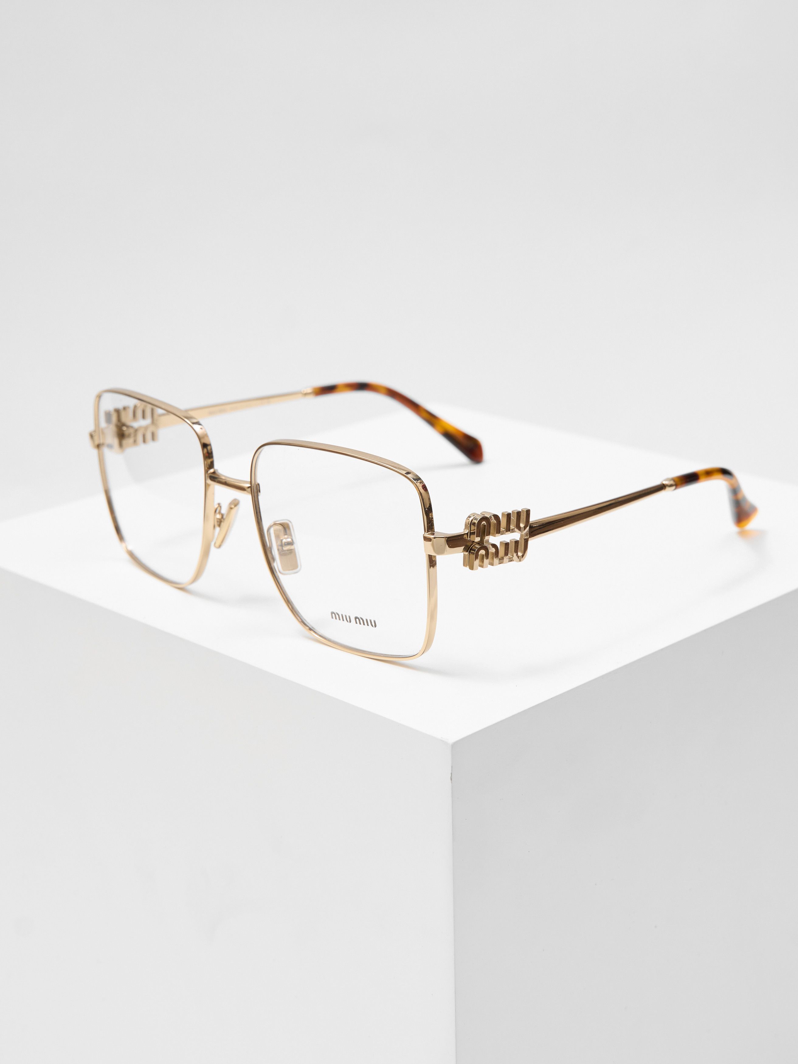 ミミ Miu Miu NEW MIU MIU MU56ZS ZVN5S0 Pale Gold Dark Grey