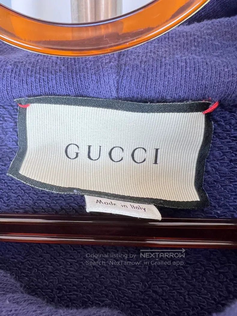 Gucci Gucci Elf cat slogan hoodie Size US L / EU 52-54 / 3 - 4 Thumbnail