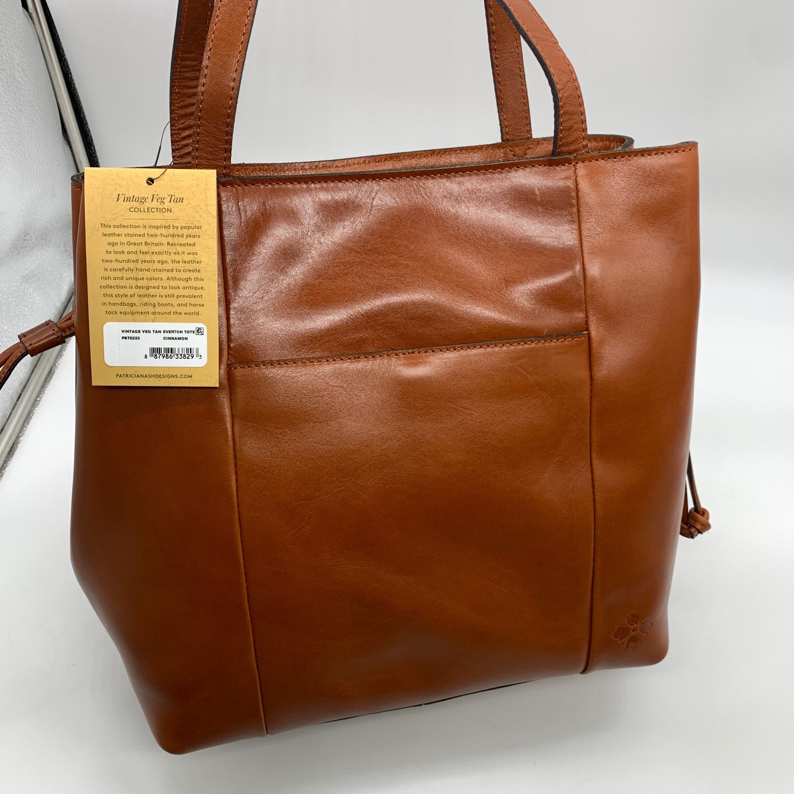 Other Patricia Nash Everton Slouchy Tote Cinnamon Brown Leather Size ONE SIZE - 12 Thumbnail