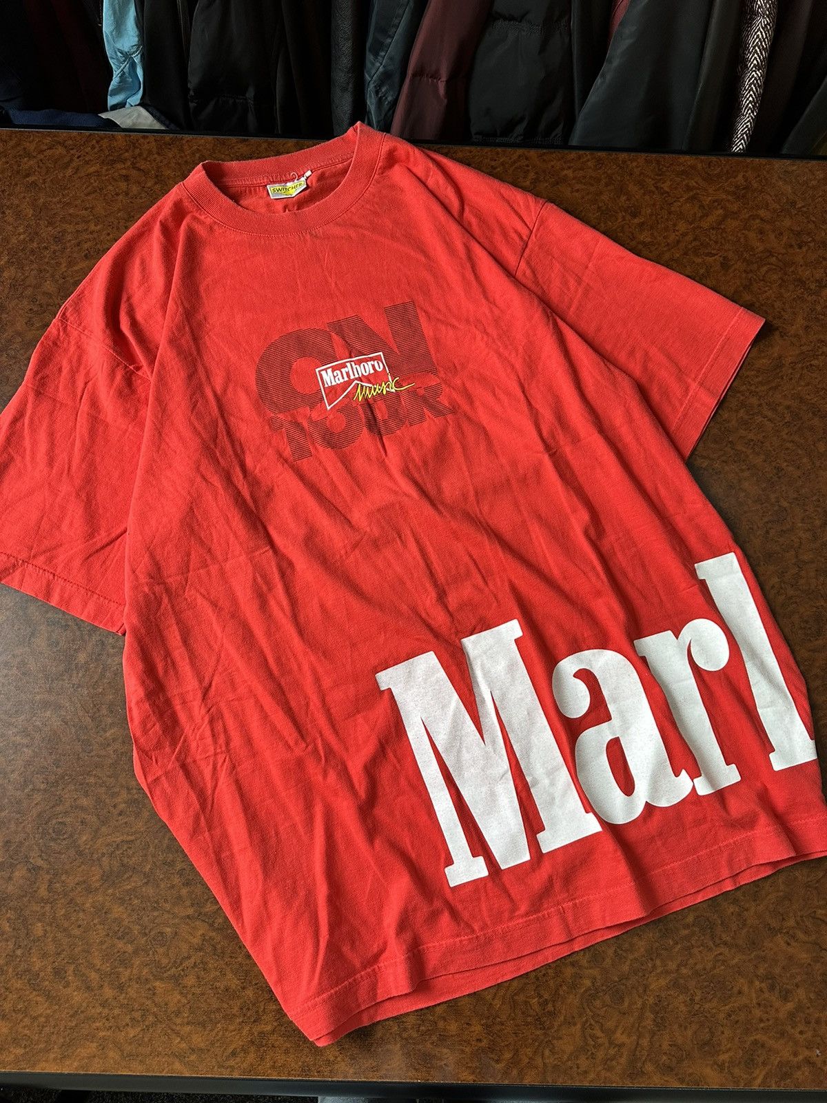 Band Tees × Marlboro Vintage 90’s Marlboro Unlimited Graphic Tee Shirt baggy Size US XL / EU 56 / 4 - 1 Thumbnail