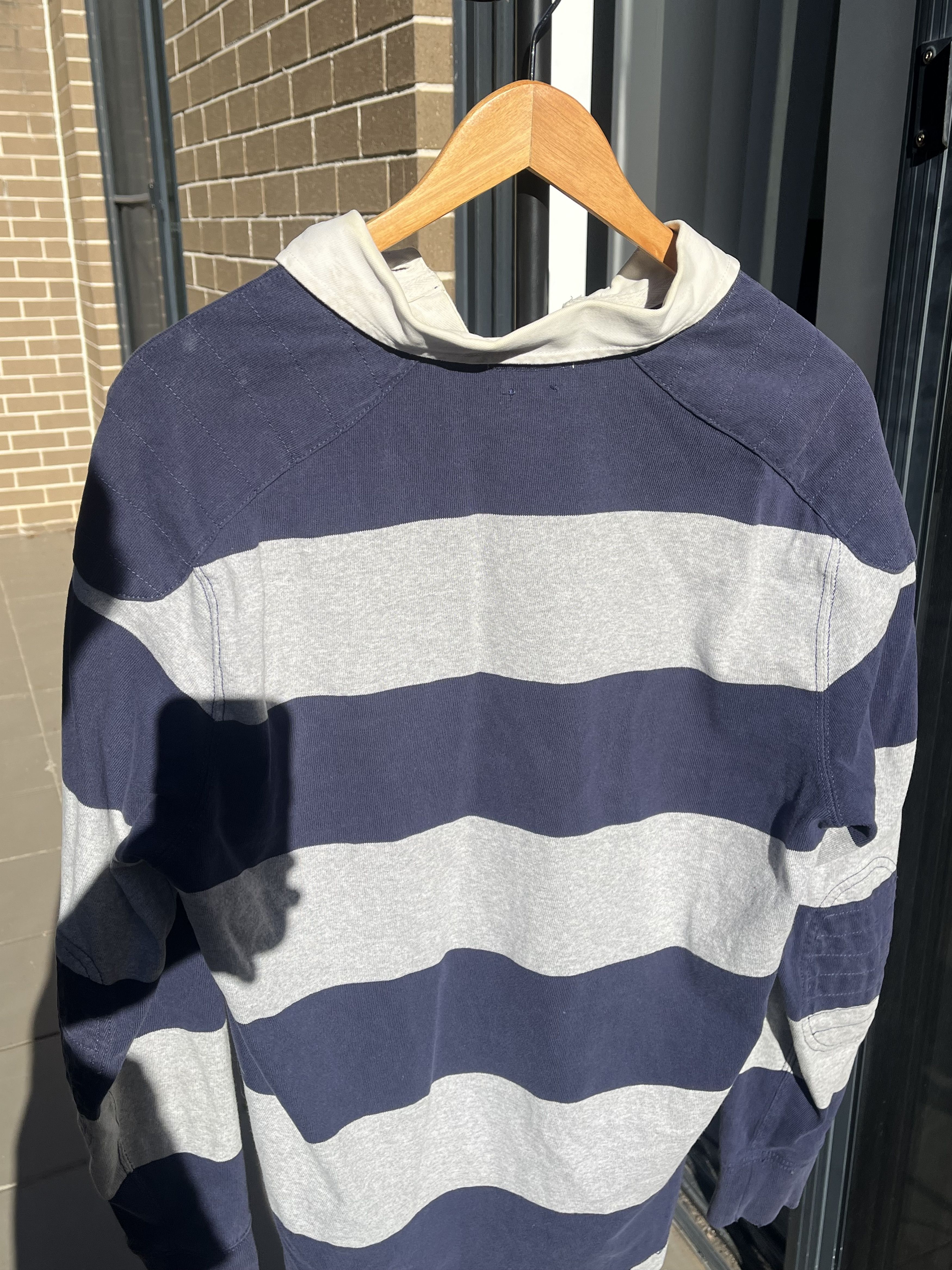 Polo Ralph Lauren Polo Ralph Lauren Striped Jersey Rugby Shirt Size US M / EU 48-50 / 2 - 2 Thumbnail